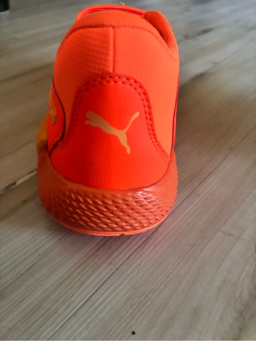 Puma Neon Orange Athletic Sneakers